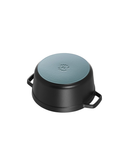 Garnek Żeliwny Okrągły Staub 40509-863-0 - Czarny 8.35 Ltr