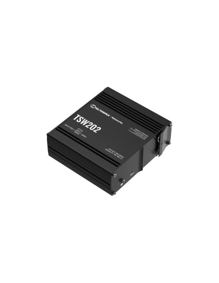 Teltonika Tsw202 Zarządzany L2 Gigabit Ethernet (10/100/1000) Obsługa Poe Aluminium, Niebieski