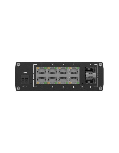 Teltonika Tsw202 Zarządzany L2 Gigabit Ethernet (10/100/1000) Obsługa Poe Aluminium, Niebieski