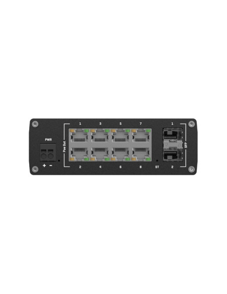 Teltonika Tsw202 Zarządzany L2 Gigabit Ethernet (10/100/1000) Obsługa Poe Aluminium, Niebieski