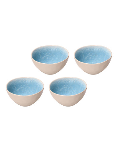 Rose&Tulipani Concerto Fuse Azzurro Zestaw 4 Średnich Misek 15 Cm
