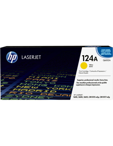Toner Hp Żółty Hp 124A, Hp124A Q6002A, 2000 Str.