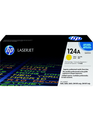 Toner Hp Żółty Hp 124A, Hp124A Q6002A, 2000 Str.