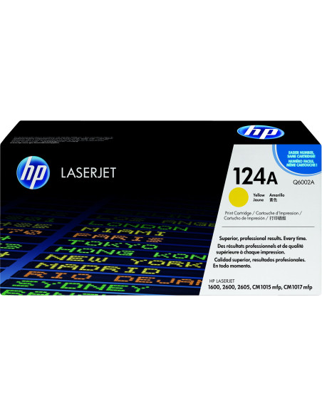 Toner Hp Żółty Hp 124A, Hp124A Q6002A, 2000 Str.