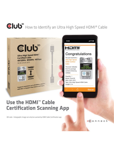 Club3D Cac-1373 Hdmi Czarny