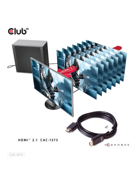 Club3D Cac-1373 Hdmi Czarny