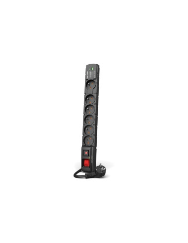 Listwa Zasilająca Acar S6 Usb A+C 5M 6X 230V Pl Pd 3.0 Qc Czarna