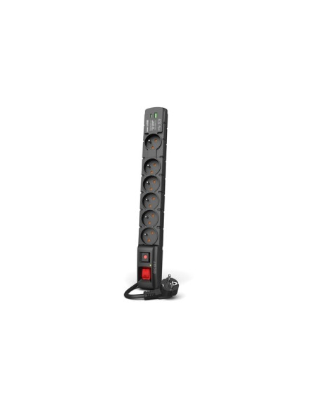 Listwa Zasilająca Acar S6 Usb A+C 5M 6X 230V Pl Pd 3.0 Qc Czarna