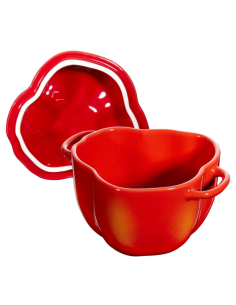 Mini Cocotte Okrągły Papryka Staub 40500-325-0 - Czerwony 470 Ml 2