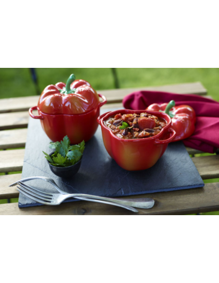 Mini Cocotte Okrągły Papryka Staub 40500-325-0 - Czerwony 470 Ml