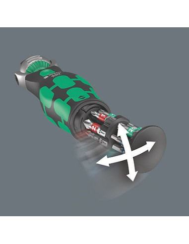 Wera 05004280001 Klucz Zapadkowy 13 Szt. Czarny, Zielony