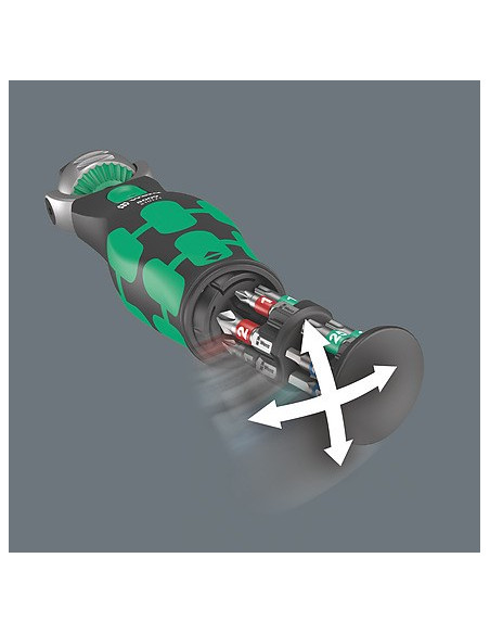 Wera 05004280001 Klucz Zapadkowy 13 Szt. Czarny, Zielony