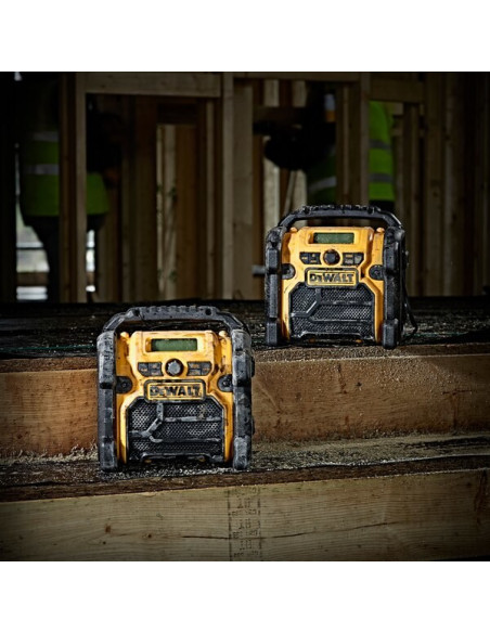 Dewalt Dcr020-Qw Radio Przenośny Cyfrowy Czarny, Żółty