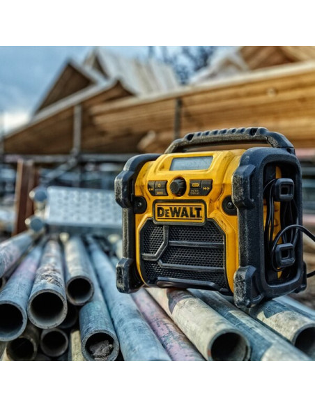Dewalt Dcr020-Qw Radio Przenośny Cyfrowy Czarny, Żółty