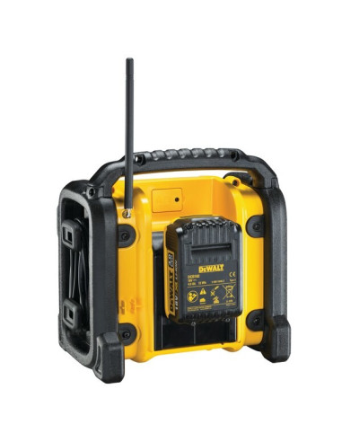 Dewalt Dcr020-Qw Radio Przenośny Cyfrowy Czarny, Żółty