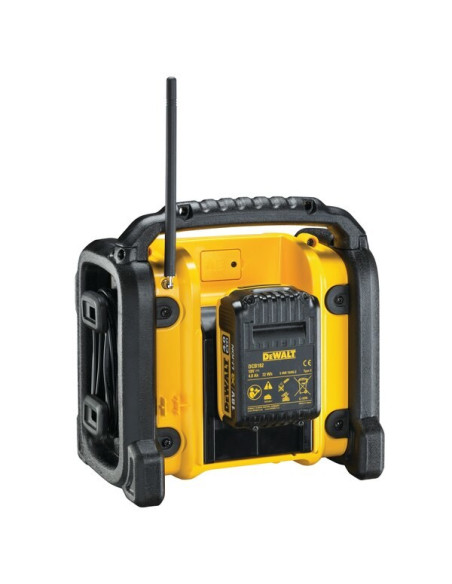 Dewalt Dcr020-Qw Radio Przenośny Cyfrowy Czarny, Żółty