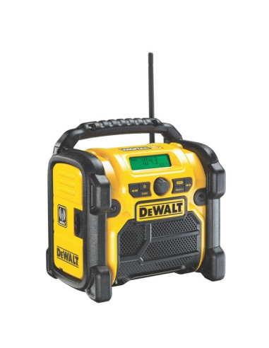 Dewalt Dcr020-Qw Radio Przenośny Cyfrowy Czarny, Żółty