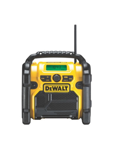 Dewalt Dcr020-Qw Radio Przenośny Cyfrowy Czarny, Żółty