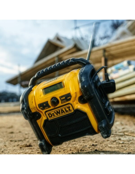Dewalt Dcr020-Qw Radio Przenośny Cyfrowy Czarny, Żółty