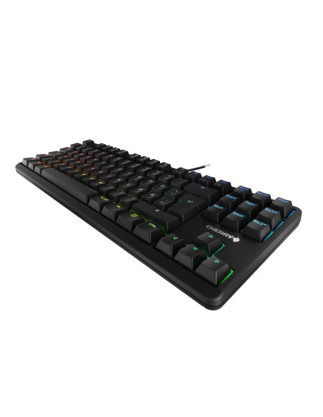 Cherry G80-3000N Rgb Tkl Klawiatura Uniwersalne Usb Qwertz Niemiecki Czarny