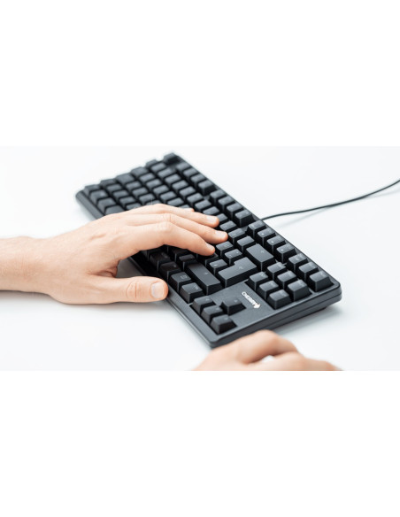 Cherry G80-3000N Rgb Tkl Klawiatura Uniwersalne Usb Qwertz Niemiecki Czarny