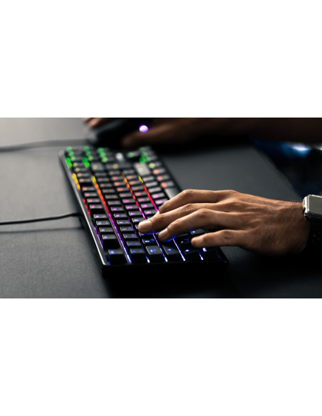 Cherry G80-3000N Rgb Tkl Klawiatura Uniwersalne Usb Qwertz Niemiecki Czarny