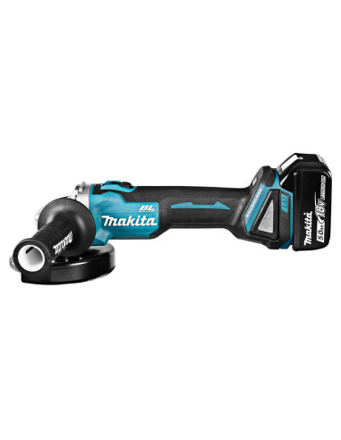 Szlifierka Kątowa Makita Dga504Rtj Akumulatorowa 125 Mm 2X 18 V 5 Ah Czarny, Niebieski