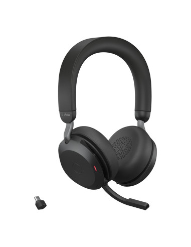 Zestaw Słuchawkowy Jabra Evolve2 75 Link380C Uc/Stereo Stand Black