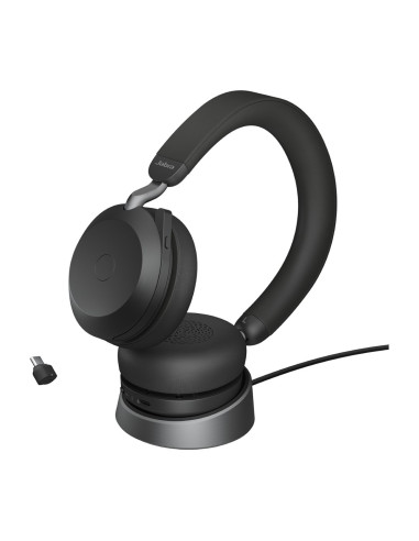 Zestaw Słuchawkowy Jabra Evolve2 75 Link380C Uc/Stereo Stand Black