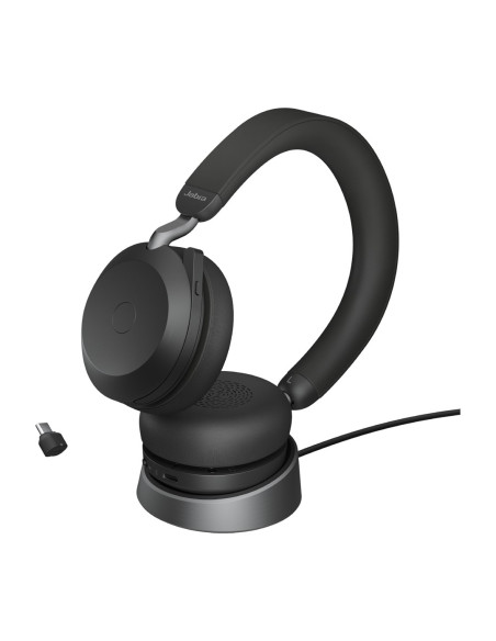 Zestaw Słuchawkowy Jabra Evolve2 75 Link380C Uc/Stereo Stand Black