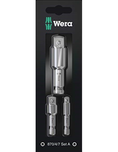 Wera 870/4/7 Set A Sb Końcówka Wkrętakowa 3 Szt.