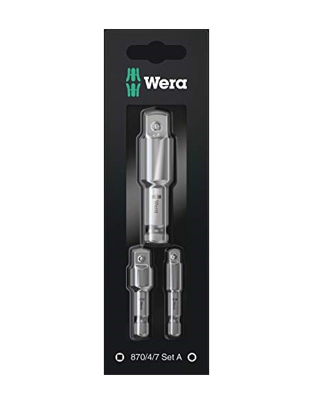 Wera 870/4/7 Set A Sb Końcówka Wkrętakowa 3 Szt.