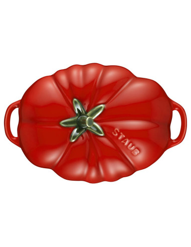 Mini Cocotte Ceramiczny Owalny Pomidor Staub 40511-855-0 - Czerwony 500 Ml