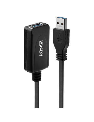 Lindy 43155 Kabel Usb Usb 3.2 Gen 1 (3.1 Gen 1) 5 M Usb A Czarny