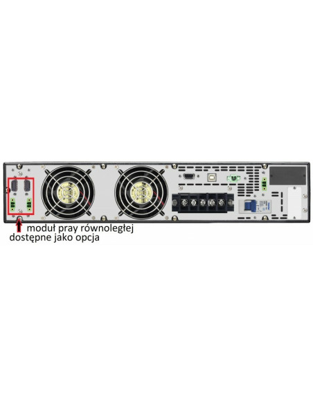 Orvaldi Vr6K On-Line 2U Lcd 6Kva/6Kw Zasilacz Ups Podwójnej Konwersji (Online) 6000 W