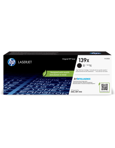 Hp Laserjet Oryginalny Wkład Z Czarnym Tonerem O Wysokiej Wydajności 139X