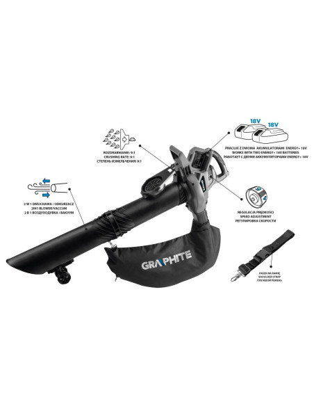 Graphite 58G036 Dmuchawa Do Liści