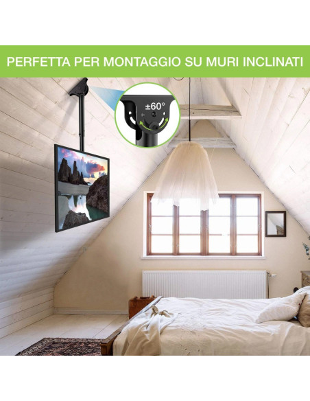 Techly Ica-Cplb 922L Uchwyt Do Tablic Informacyjnych 106,7 Cm (42") Czarny