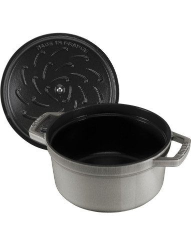 Staub 40509-312-0 Garnek 5,25 L Okrągły Grafitowy, Szary