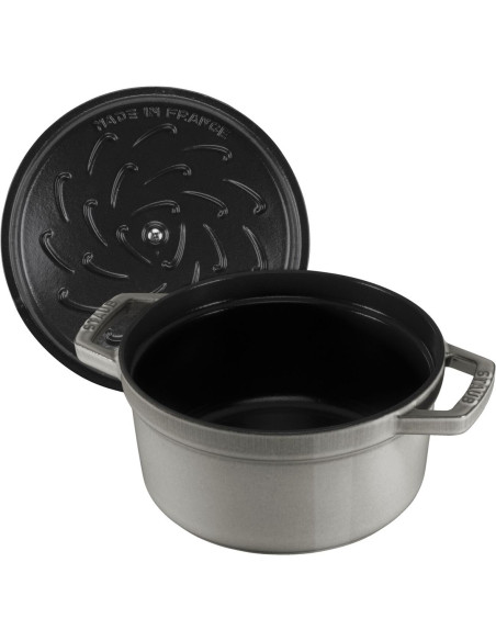 Staub 40509-312-0 Garnek 5,25 L Okrągły Grafitowy, Szary