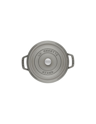 Staub 40509-312-0 Garnek 5,25 L Okrągły Grafitowy, Szary