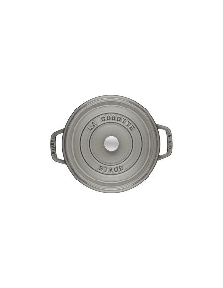 Staub 40509-312-0 Garnek 5,25 L Okrągły Grafitowy, Szary