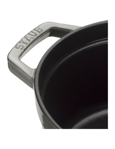 Staub 40509-312-0 Garnek 5,25 L Okrągły Grafitowy, Szary