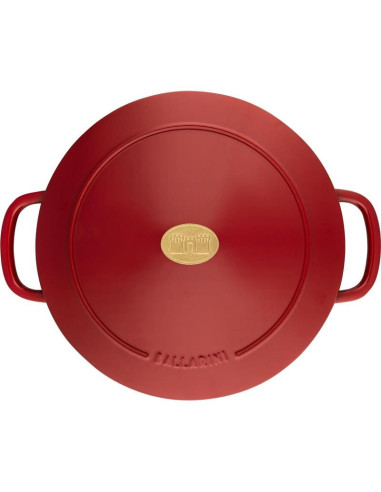 Garnek Żeliwny Okrągły Ballarini Bellamonte 75003-563-0 - 5,5 Ltr Czerwony