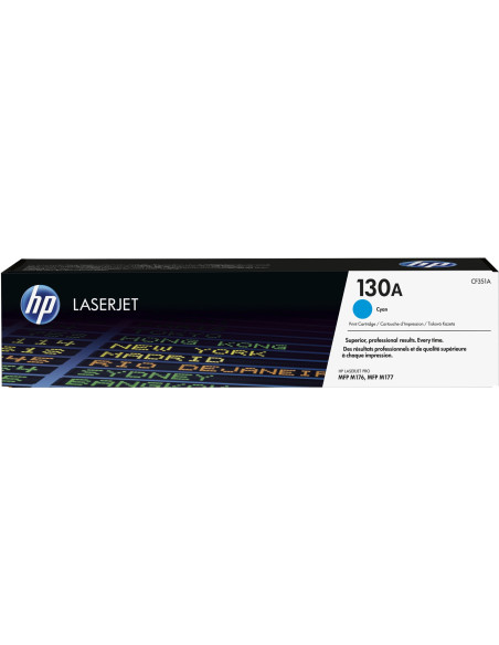 Hp Oryginalny Wkład Z Błękitnym Tonerem 130A Laserjet