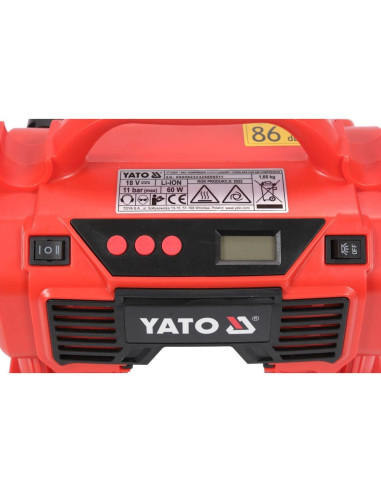 Yato Yt-23248 Sprężarka 60 W 21 L/Min Bateria