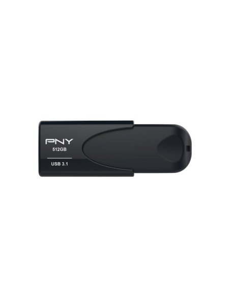 Pny Attache 4 Pamięć Usb 512 Gb Usb Typu-A 3.2 Gen 1 (3.1 Gen 1) Czarny