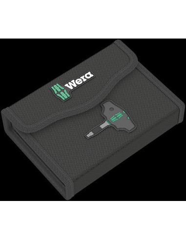 Wera Zestaw Nasadki Z Grzechotką Typu T 1/4" 9-Częściowy W Etui Kraftform Kompakt 400 Ra Set2