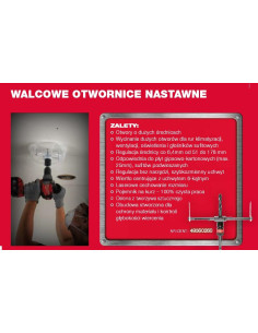 Milwaukee Otwornica Rozsuw. 51-178Mm Do Płyt G/K.