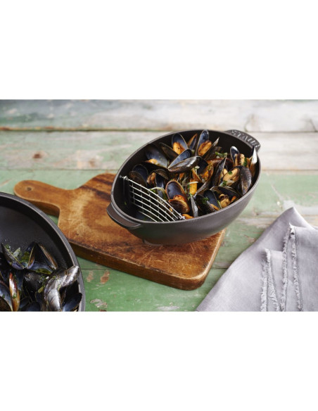 Zwilling Staub Special Cocotte Mussel Pot Black 2 L Naczynie Do Pieczenia